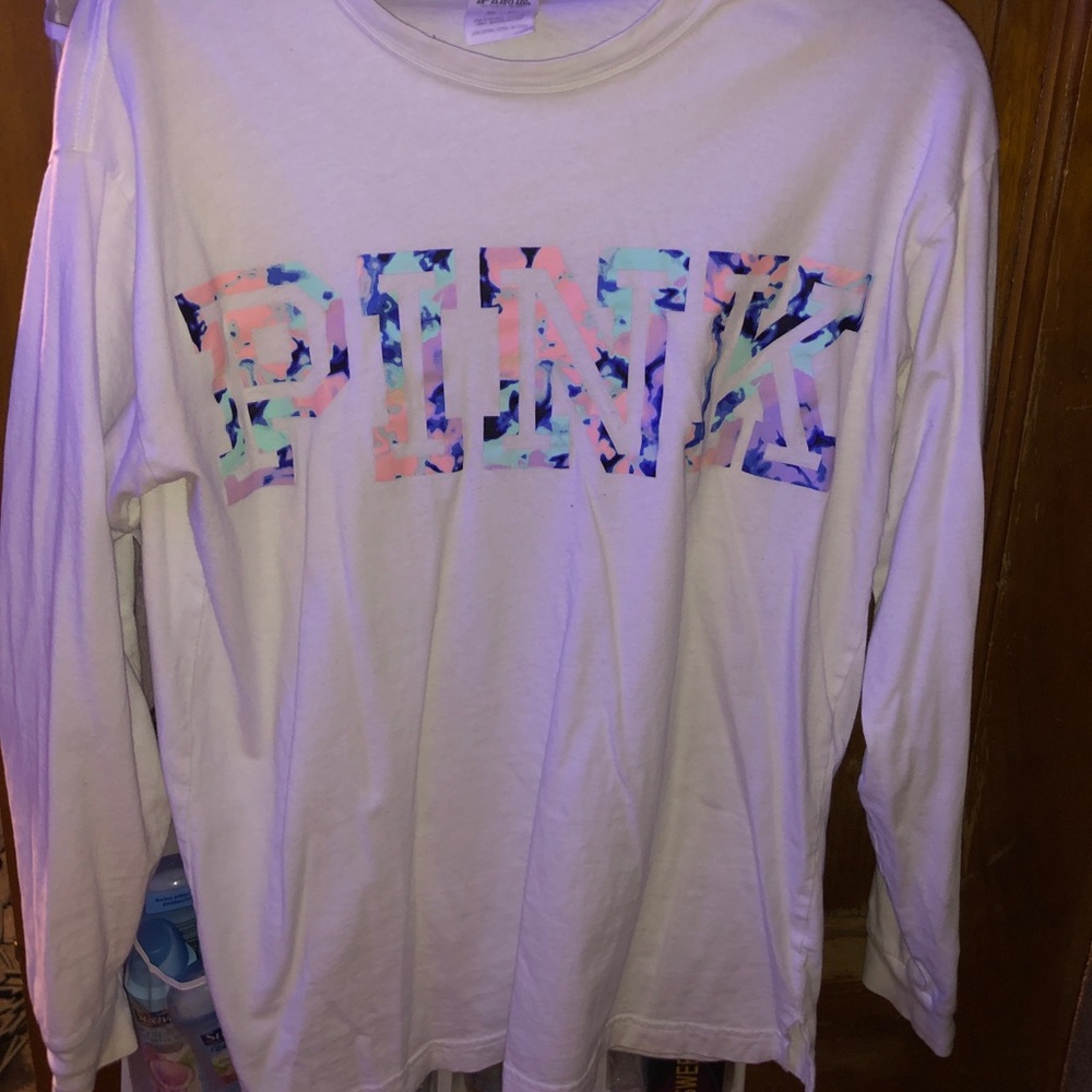 PINK long sleeve tee